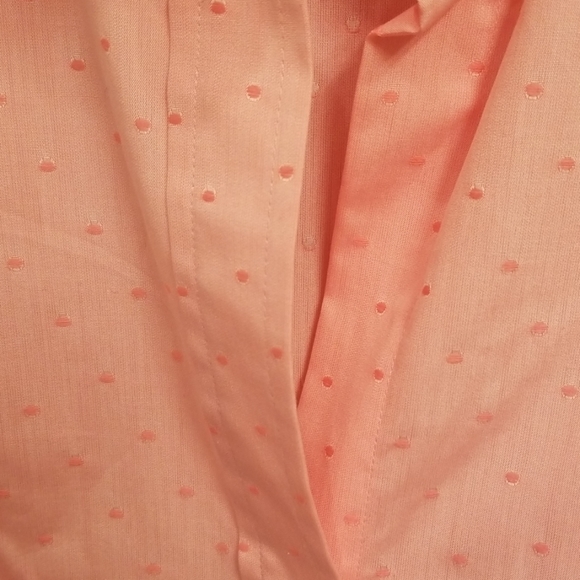 Banana Republic Pink Print 3/4 Length Sleeve Top - Picture 4 of 8